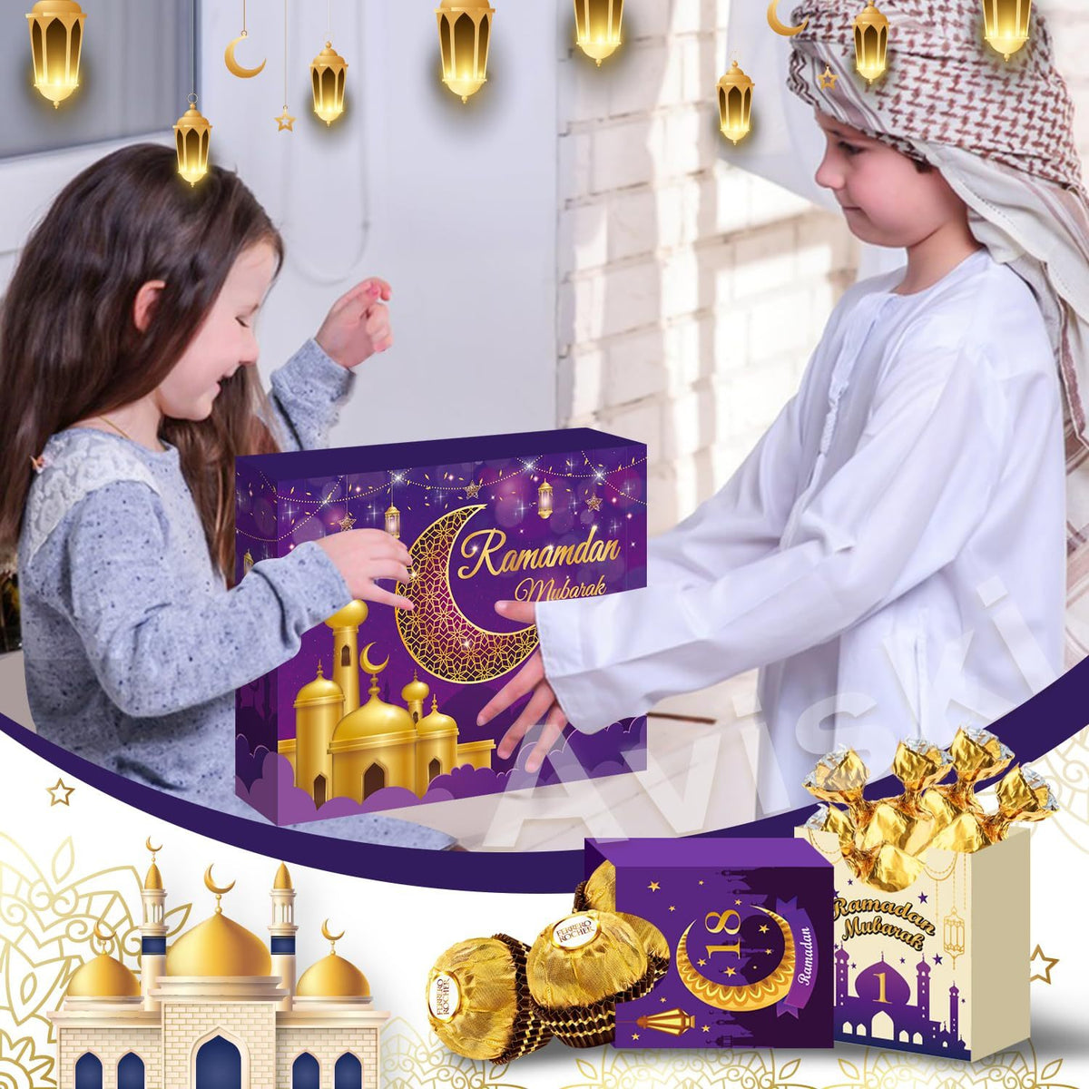 Ramadan Advent Calendar - Purple