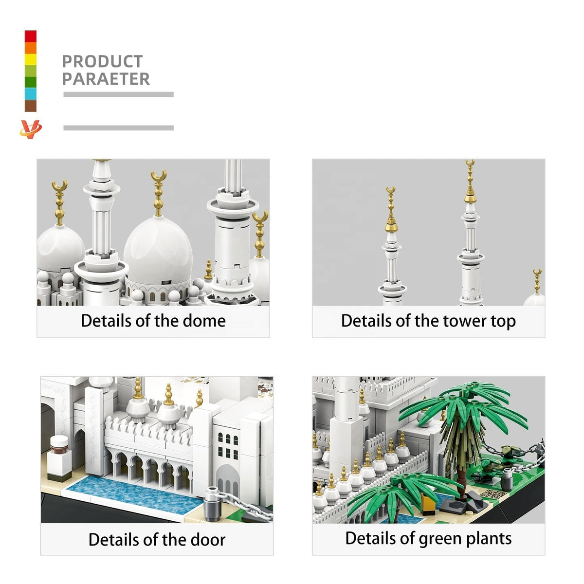 Sheikh Zayed Grand Mosque - Building Blocks Set