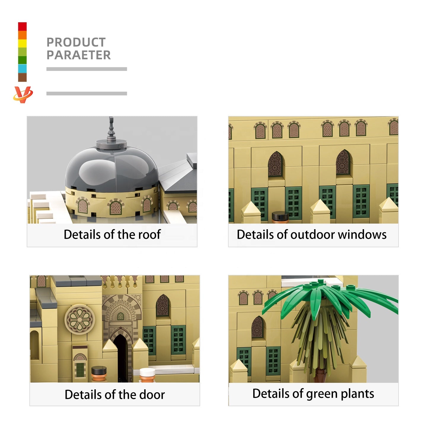 Al-Aqsa Mosque Building Blocks Set