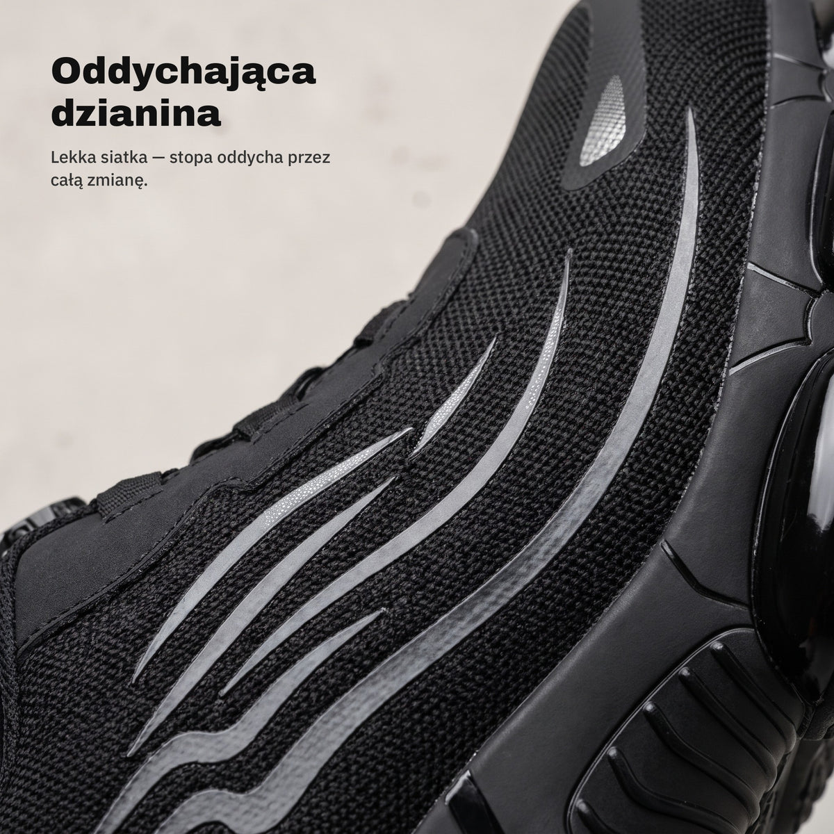 Oddychająca dzianina — SZYCHTA PRO AIR Czarny