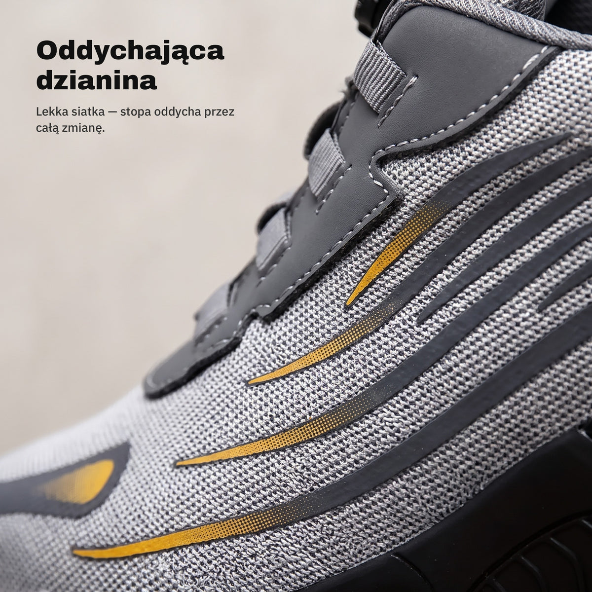 Oddychająca dzianina — SZYCHTA PRO AIR Szary