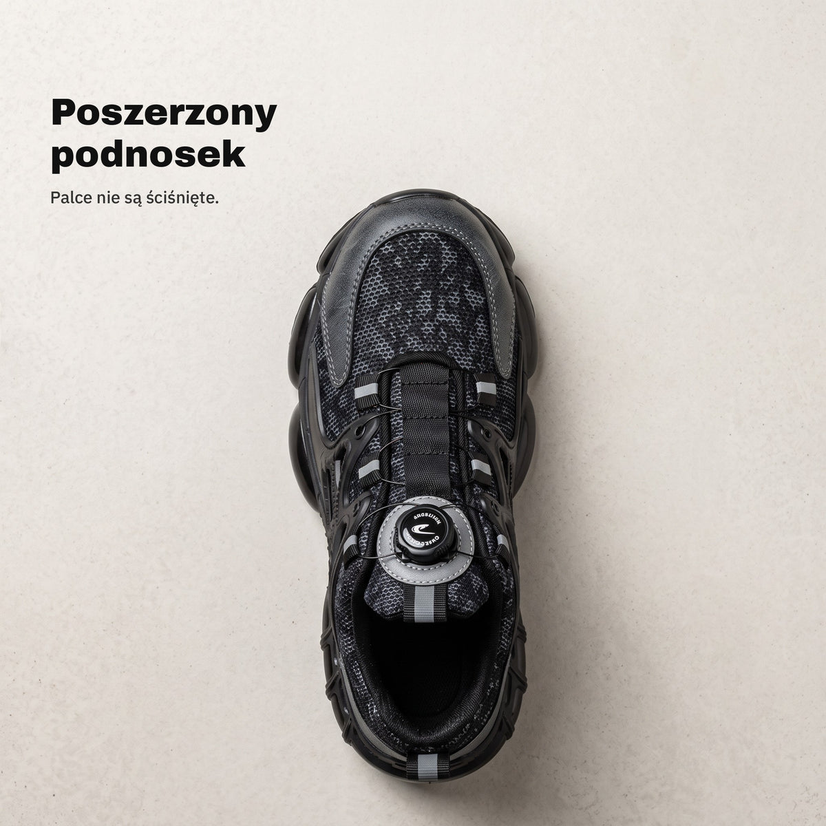 Poszerzony podnosek — widok z góry SZYCHTA PRO ONE